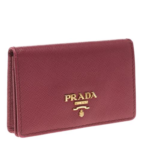 prada business card holders|Prada purse with wallet holder.